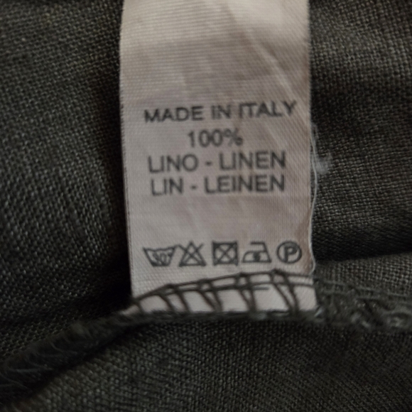 Inizio Brown Magic linen Skirt - Picture 8 of 8